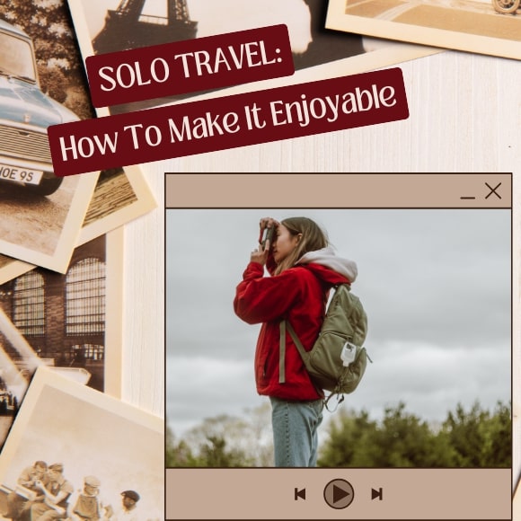 Solo traveler exploring a beautiful destination with Traveloft solo tour package