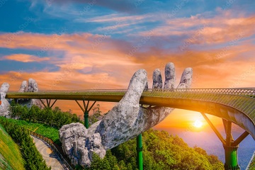 Vietnam scenic landscape featuring Halong Bay limestone islands and boats